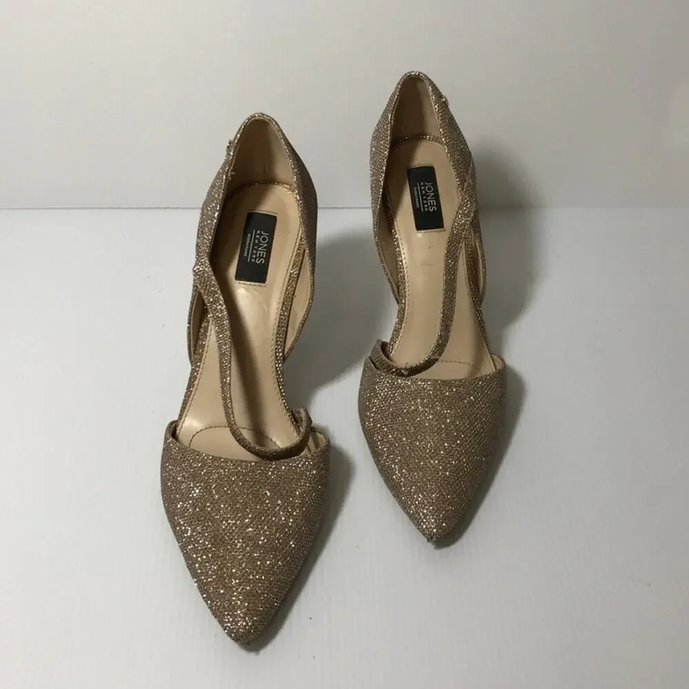 Jones New York Signature Glitter Pointed Toe Stiletto 3 3/4